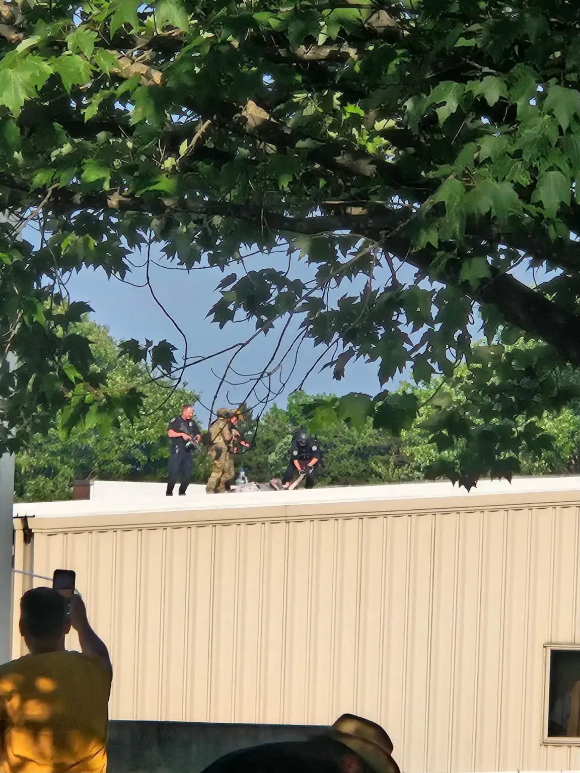 [IMAGE Man Told BBC News That Police Had 'No Idea' What Was Going On When They Were Notified About The Sniper, July 13, 2023]